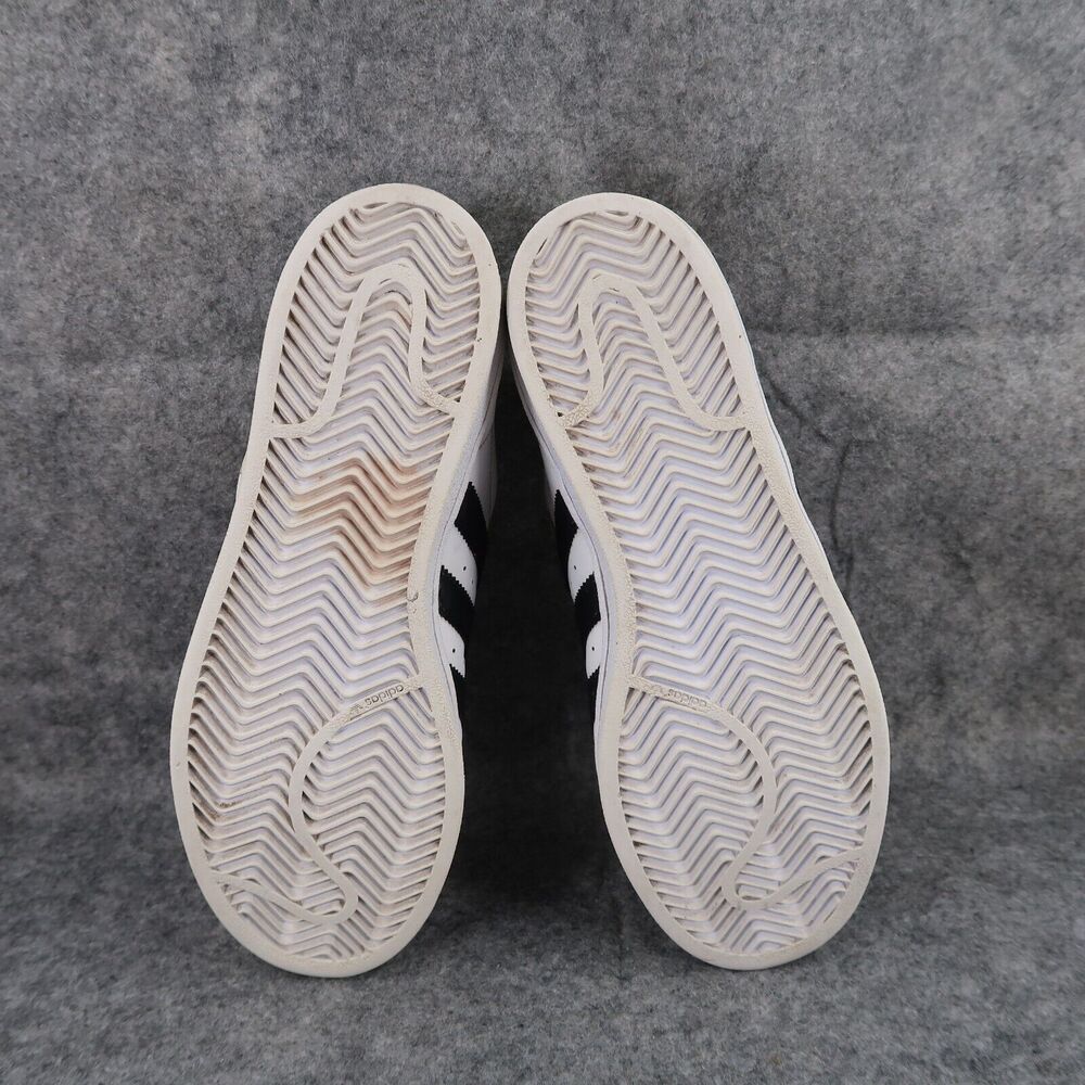 Adidas Shoes Kids 7 Sneakers Superstar Lifestyle Classic White Black Casual Low - Picture 11 of 14